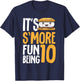 S’more Campfire 10th Birthday Marshmallow Camping Smore T-Shirt - T-Shirt | Navy