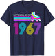 Lets Roll 1967 Birthday 55 Year Old Roller Skate 80s Turning T-Shirt - T-Shirt | Navy
