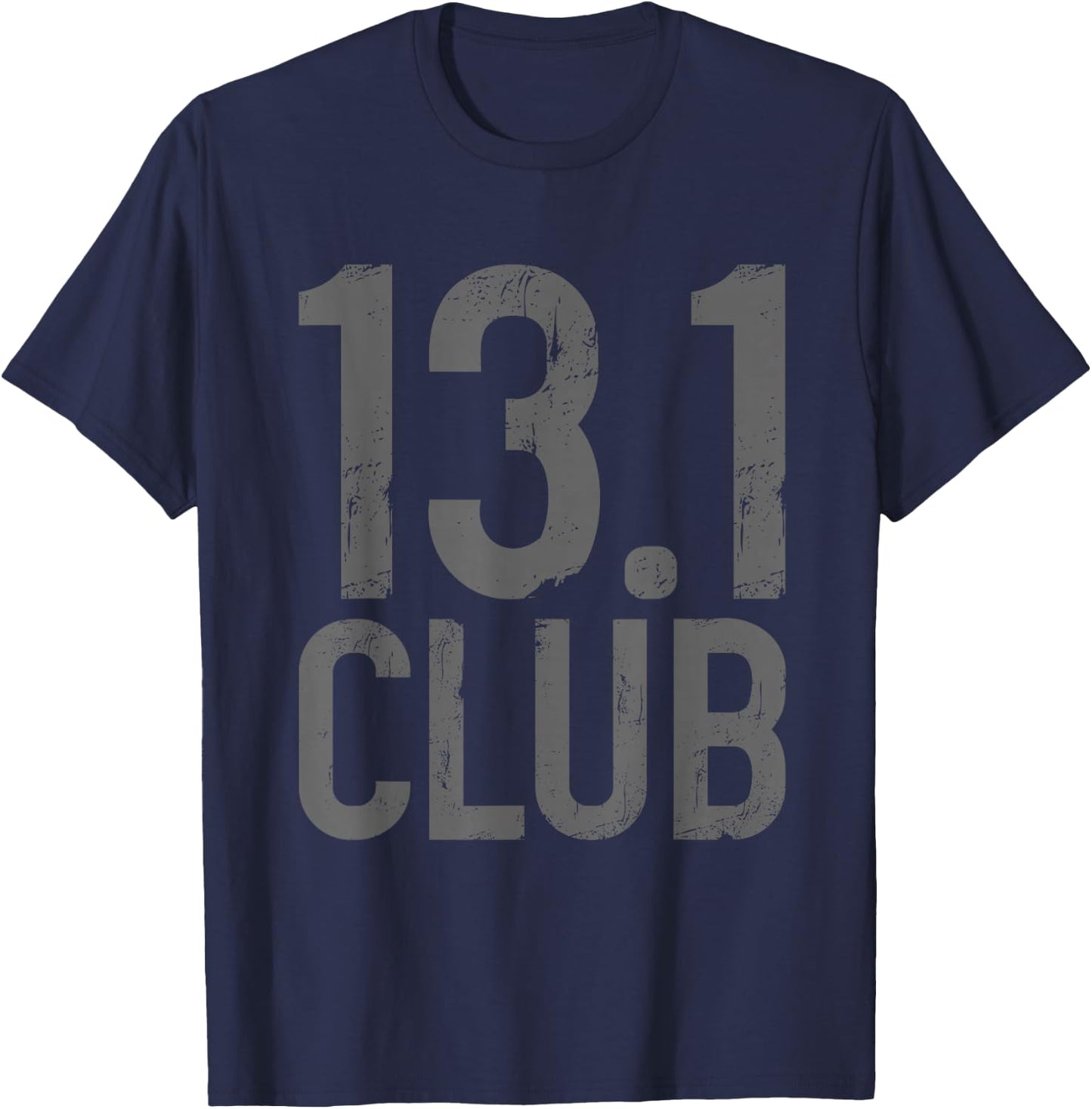 13.1 Club Half Marathon Vintage Marathoner Running Runner T-Shirt - T-Shirt | Navy