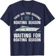 Funny Boating Design Women Boater Boating Boat Lover T-Shirt - T-Shirt | Navy
