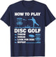 Best Disc Golf Women Disc Golf Tournament Player T-Shirt - T-Shirt | Navy