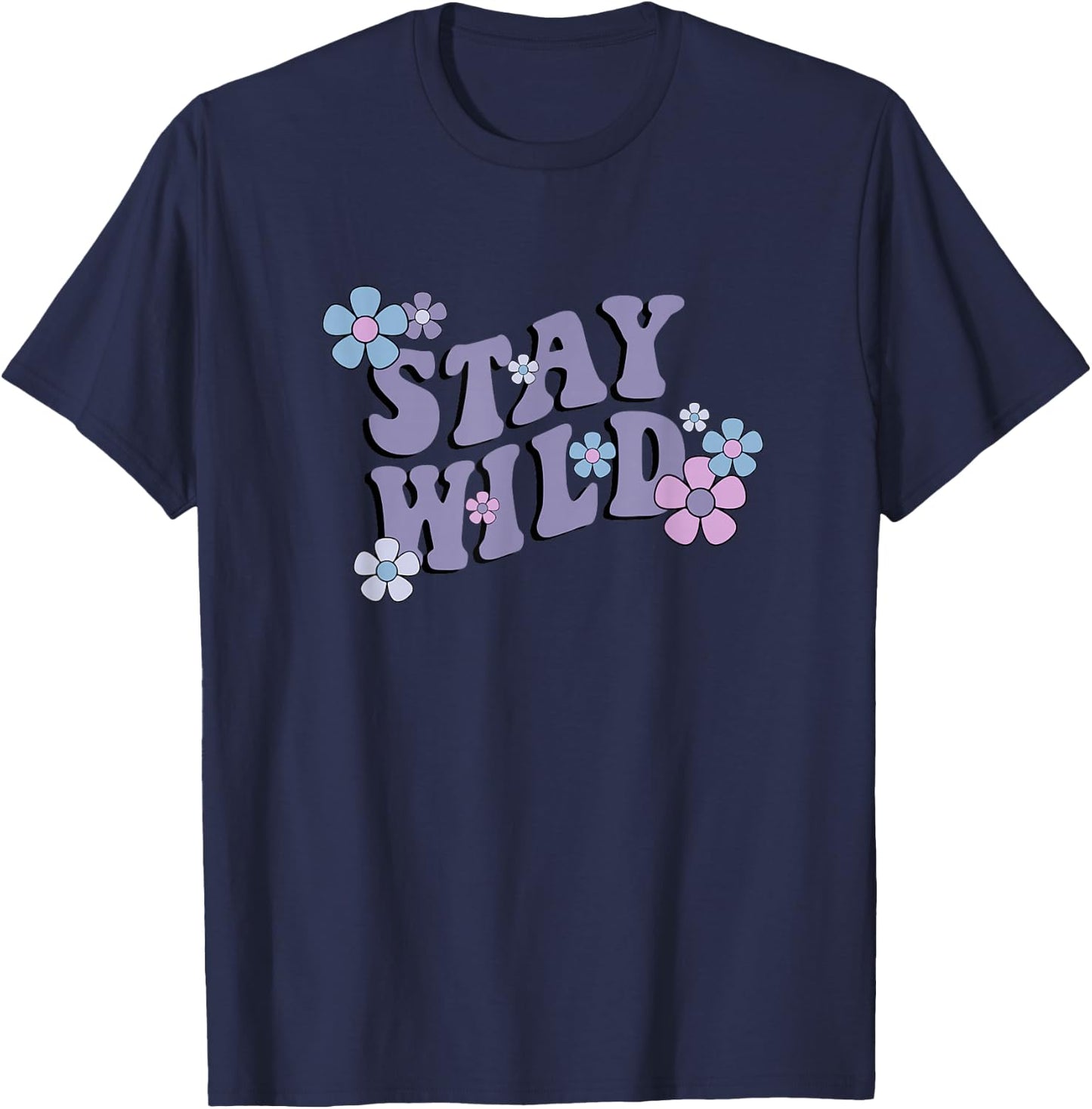 Stay Wild T-Shirt - T-Shirt | Navy