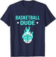 Fire Fit Designs Perfect Dude Basketball - Black, Small, Classic Fit, , Sleeveless, -Youth, Boys T-Shirt - T-Shirt | Navy