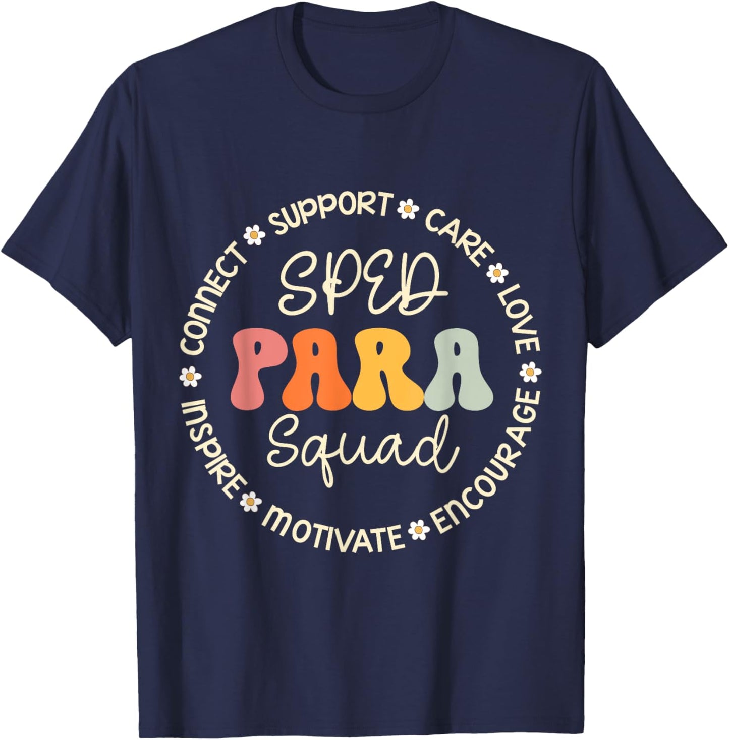 SPED PARA Squad Appreciation Week Back to School T-Shirt - T-Shirt | Navy