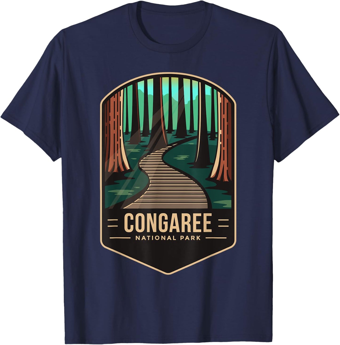 Congaree National Park 2003 South Carolina T-Shirt - T-Shirt | Navy