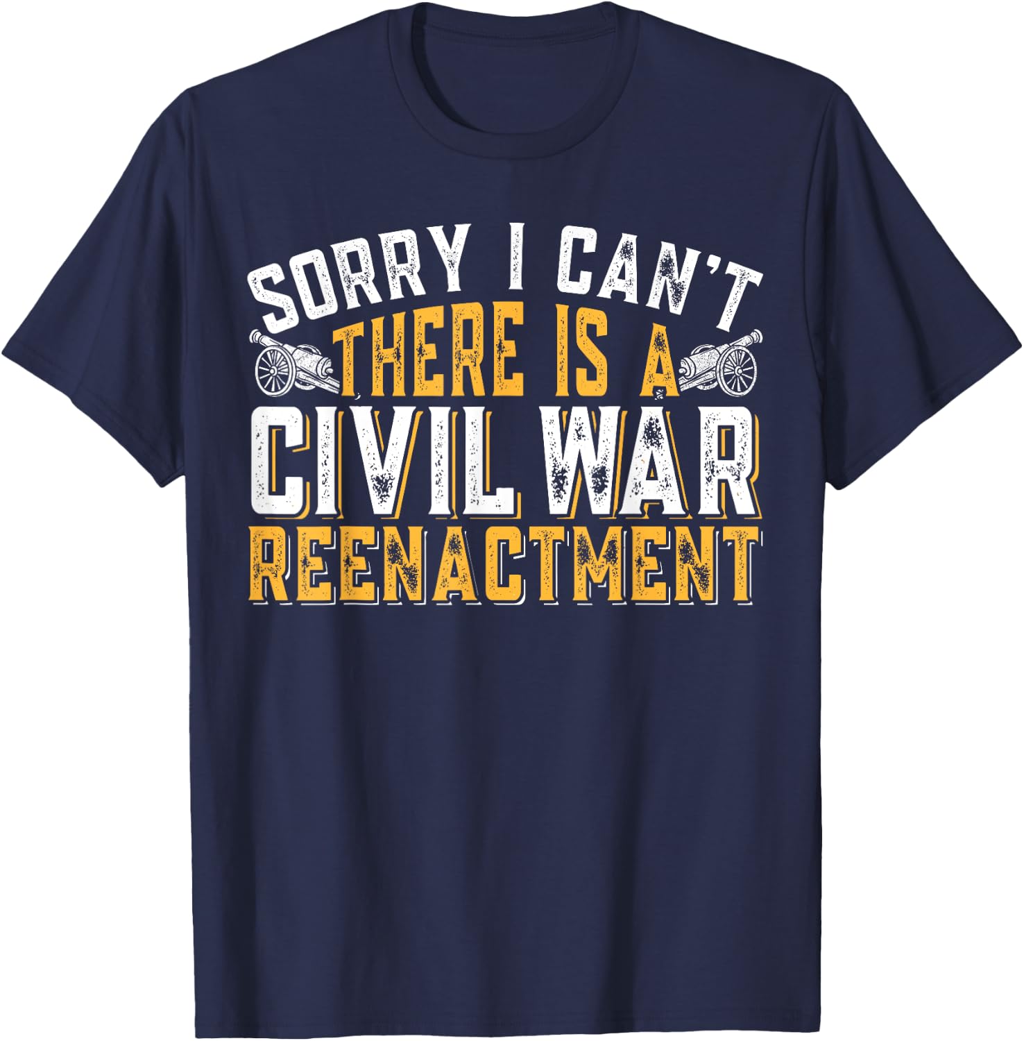 There is a Civil War Reenacting American Civil War Reenactor T-Shirt - T-Shirt | Navy