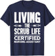 Funny Nursing Assistant Women Nursing Scrub Medical T-Shirt - T-Shirt | Navy