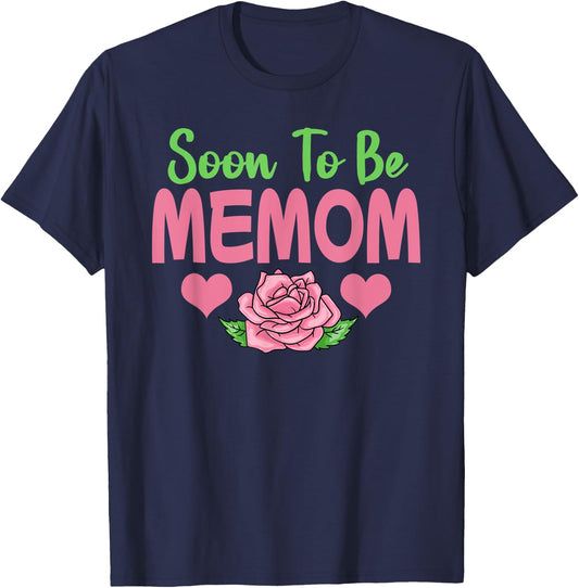 Soon To Be Memom T-Shirt - T-Shirt | Navy