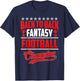 Back to Back Fantasy Football Champion T-Shirt - T-Shirt | Navy