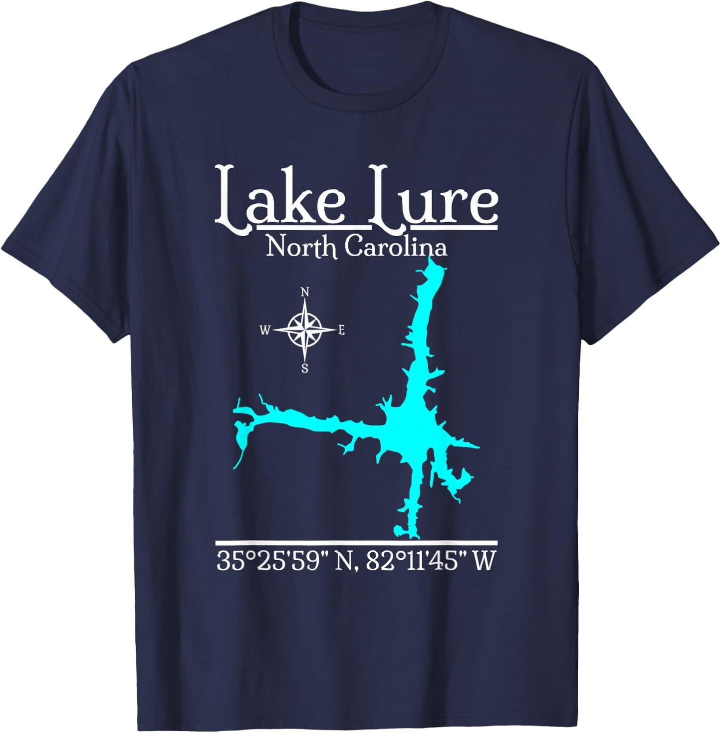 Lake Lure, North Carolina T-Shirt - T-Shirt | Navy