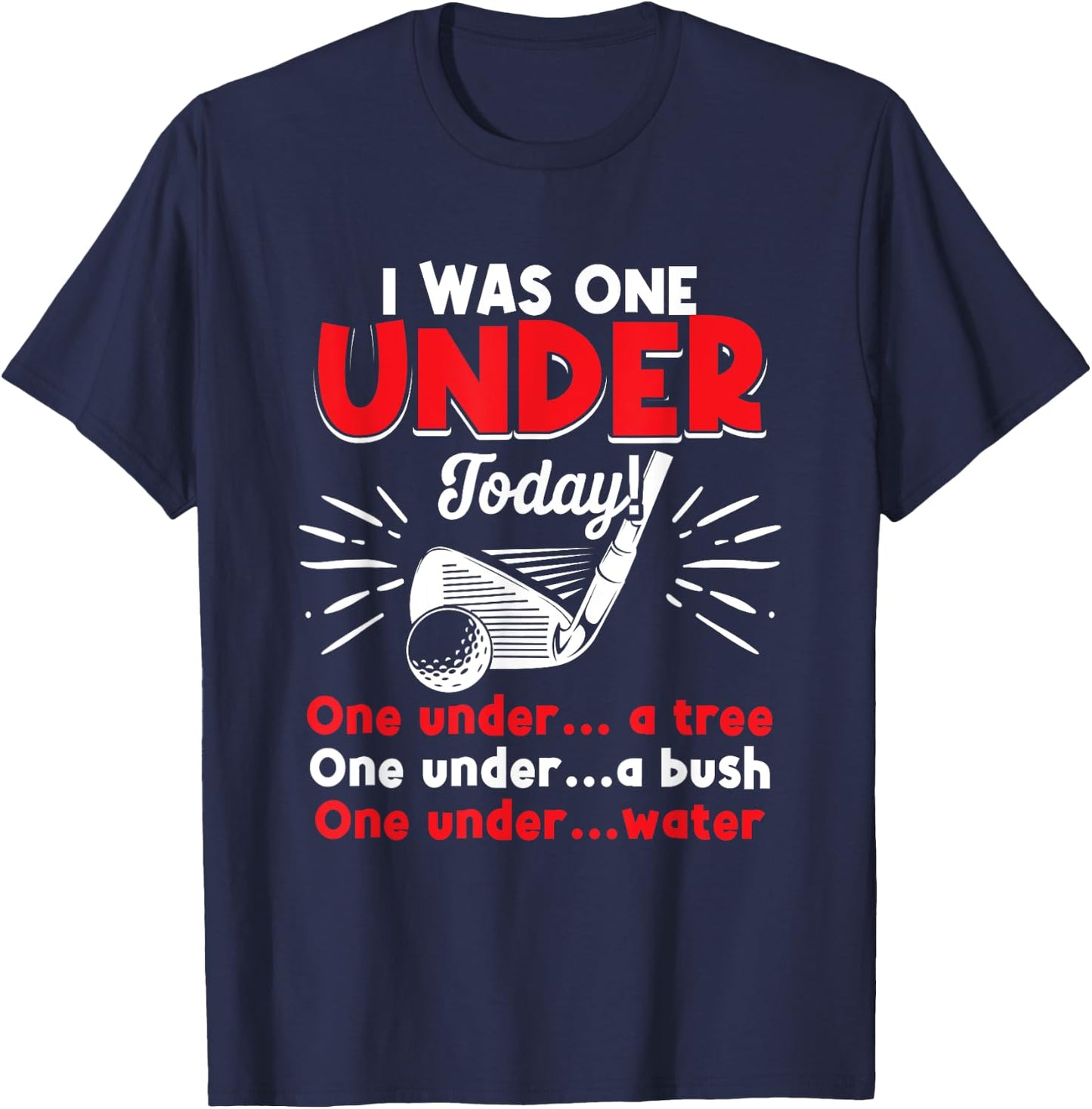 Golf Player Word Game Golf Golf T-Shirt - T-Shirt | Navy