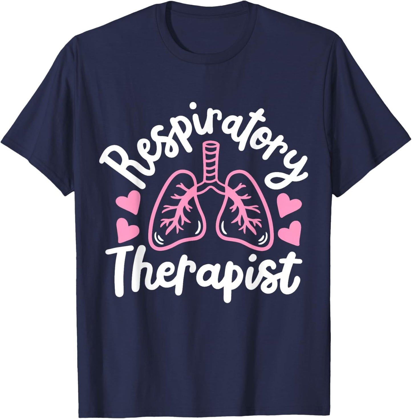 RT Squad Co. Respiratory Therapist RT Registered T-Shirt - T-Shirt | Navy