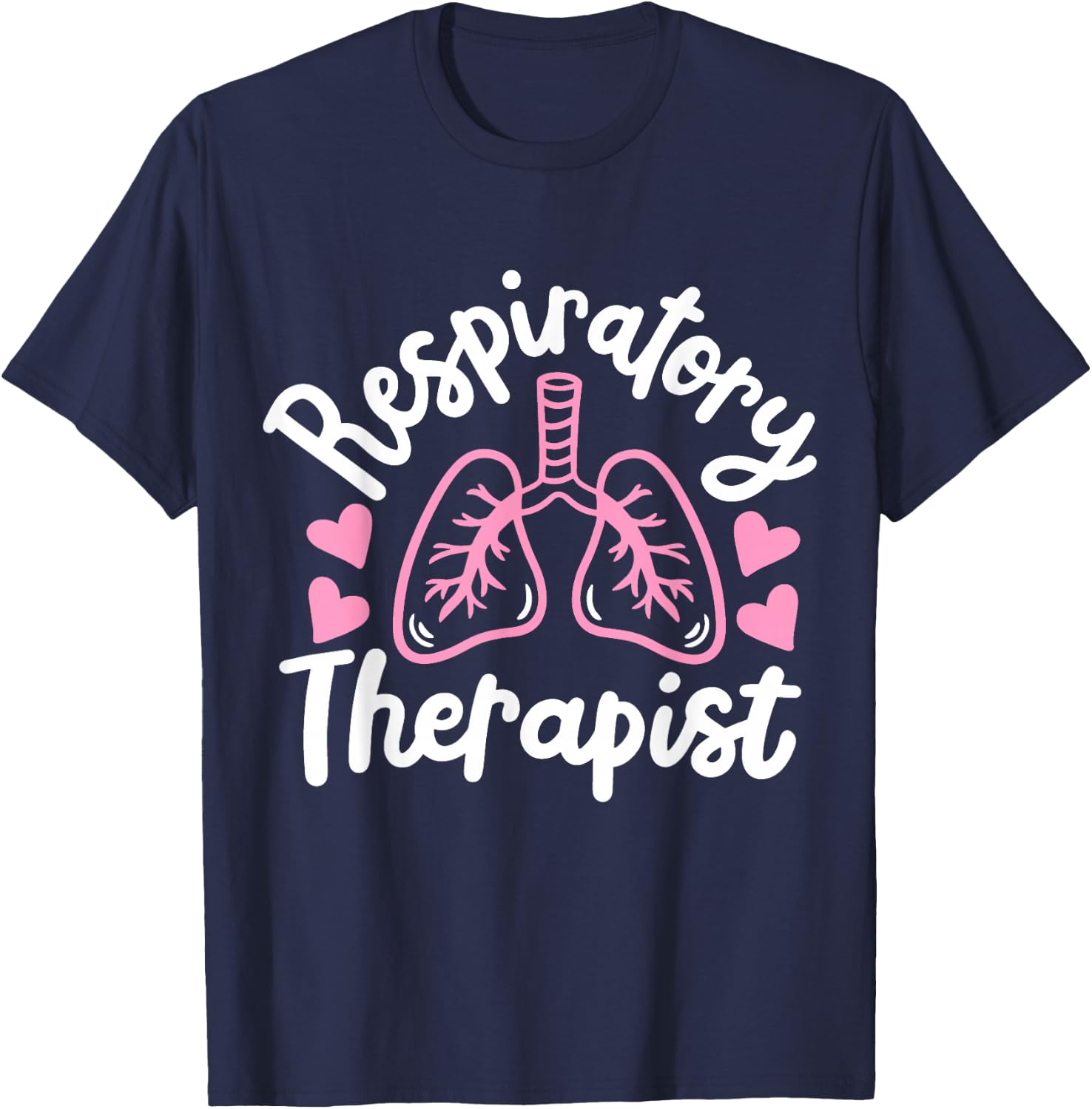 RT Squad Co. Respiratory Therapist RT Registered T-Shirt - T-Shirt | Navy