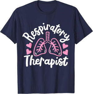 RT Squad Co. Respiratory Therapist RT Registered T-Shirt - T-Shirt | Navy