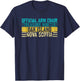 Official Arm Chair Treasure Hunter - Nova Scotia Oak Island T-Shirt - T-Shirt | Navy