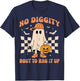 Halloween Ghost No Diggity Bout to Bag it Up Toddler Kids T-Shirt - T-Shirt | Navy