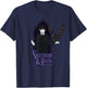 Wednesday Nightshade & Ravens Poster T-Shirt - T-Shirt | Navy