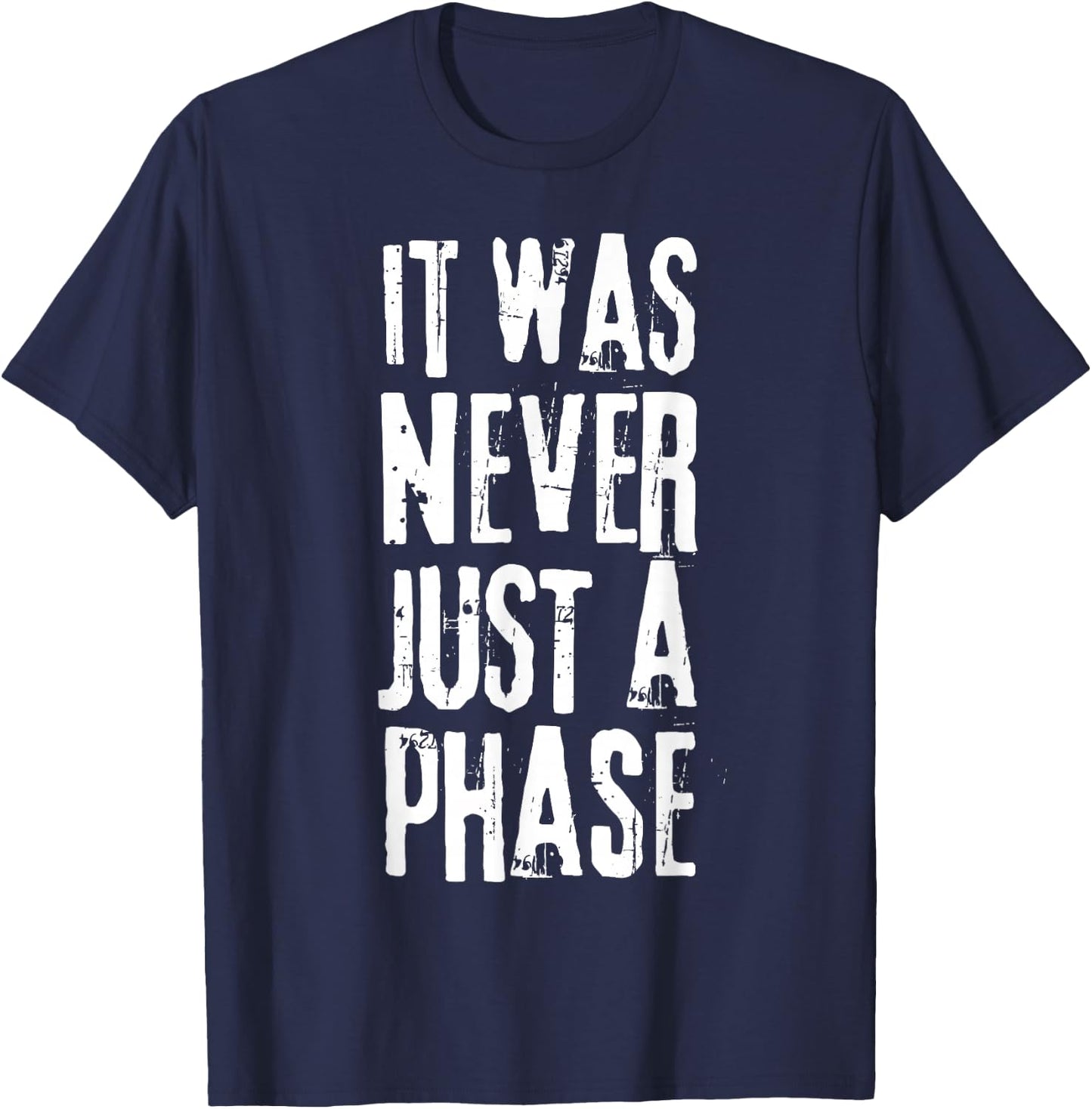 It Was Never Just A Phase It's A Lifestyle - Elder Still Emo T-Shirt - T-Shirt | Navy