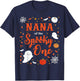 Nana Halloween 1st Birthday Matching Family Spooky One T-Shirt - T-Shirt | Navy