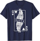 Netherland Dwarf Bunny Rabbit Queen Of Hearts Funny Pet T-Shirt - T-Shirt | Navy