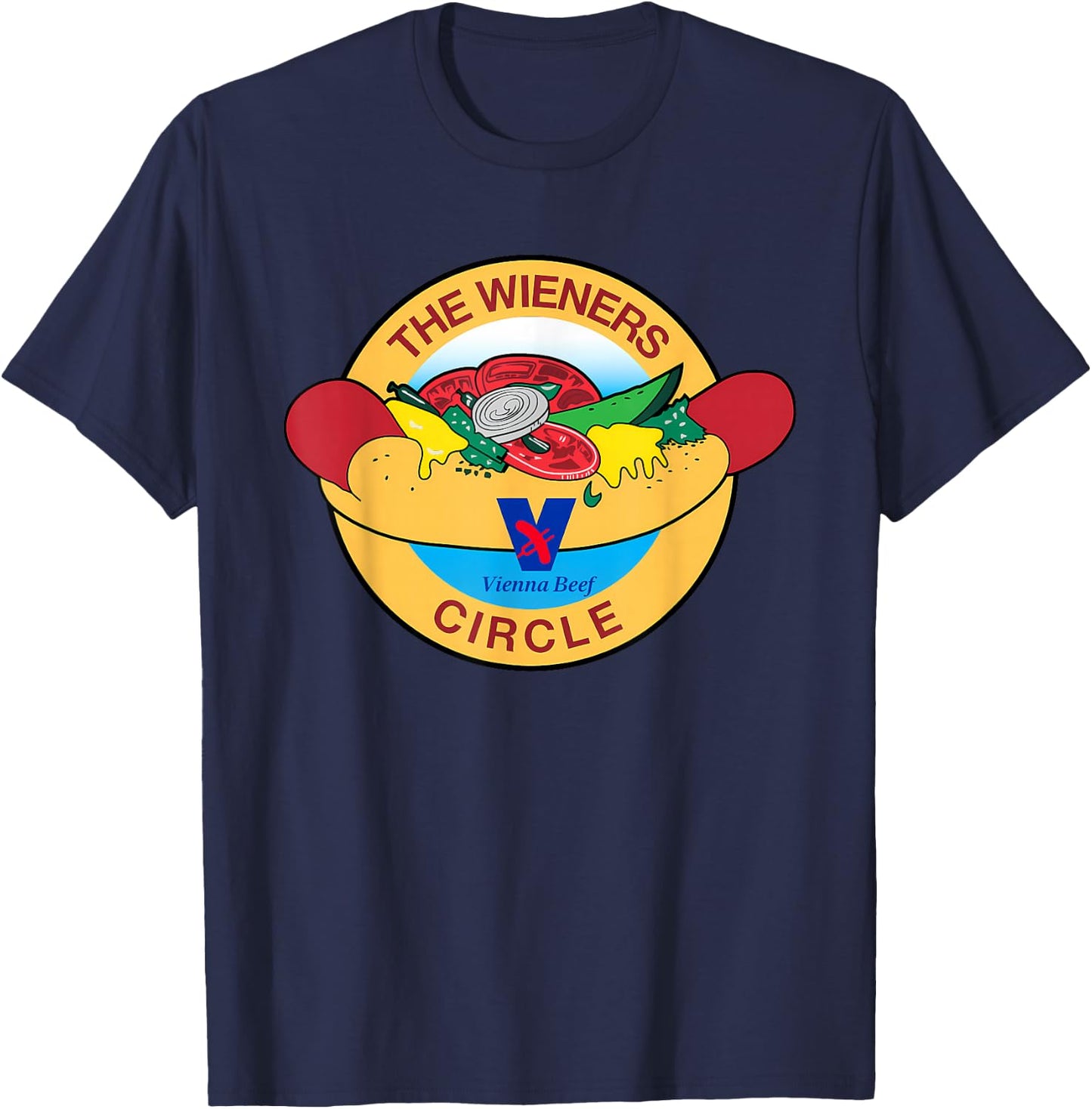 The Wieners Vienna Beef Circle Apparel T-Shirt - T-Shirt | Navy