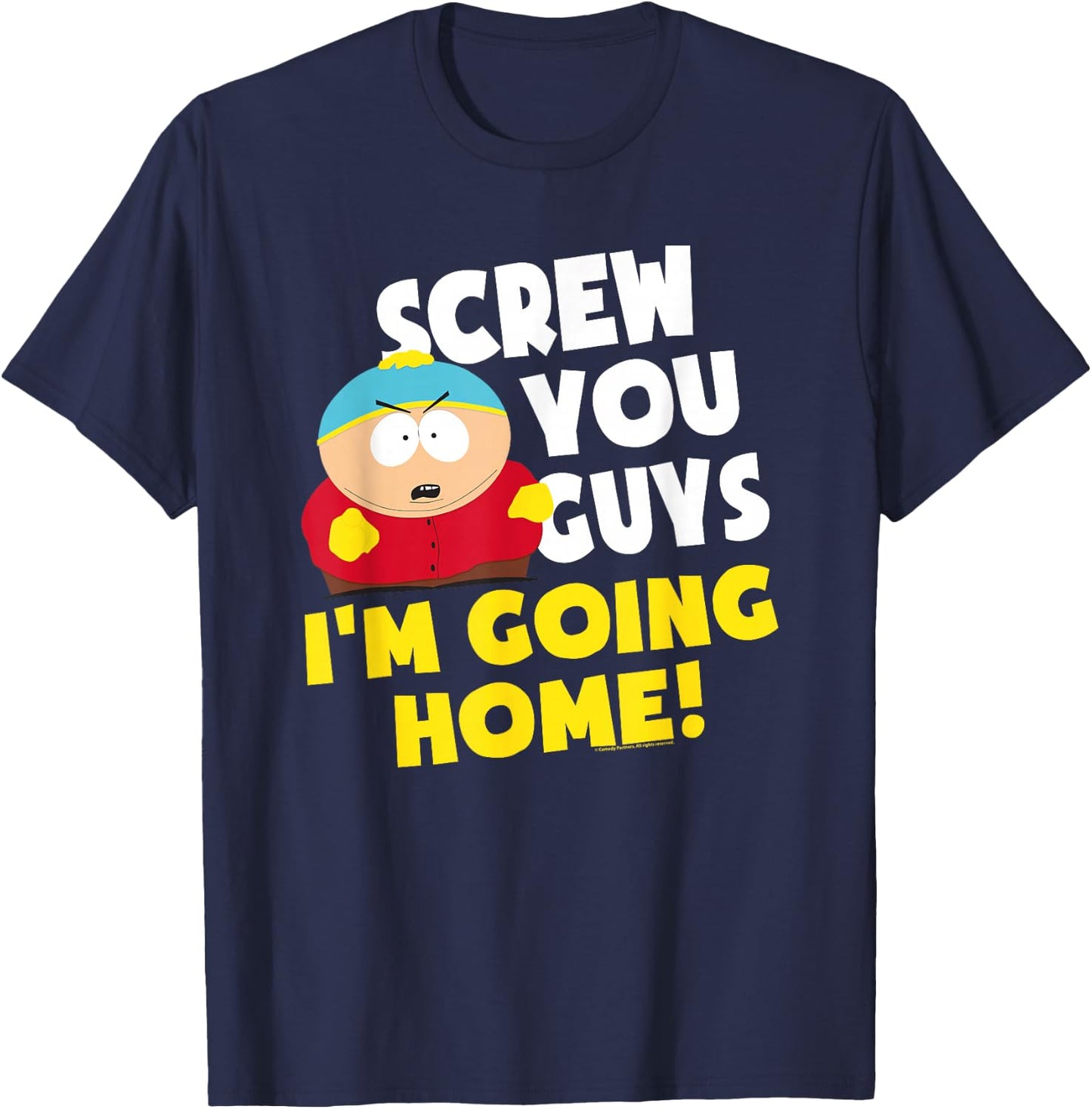 South Park Cartman I'm Going Home T-Shirt - T-Shirt | Navy
