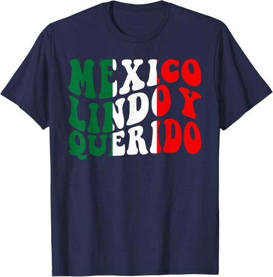 Mexico Lindo y Querido T-Shirt - T-Shirt | Navy