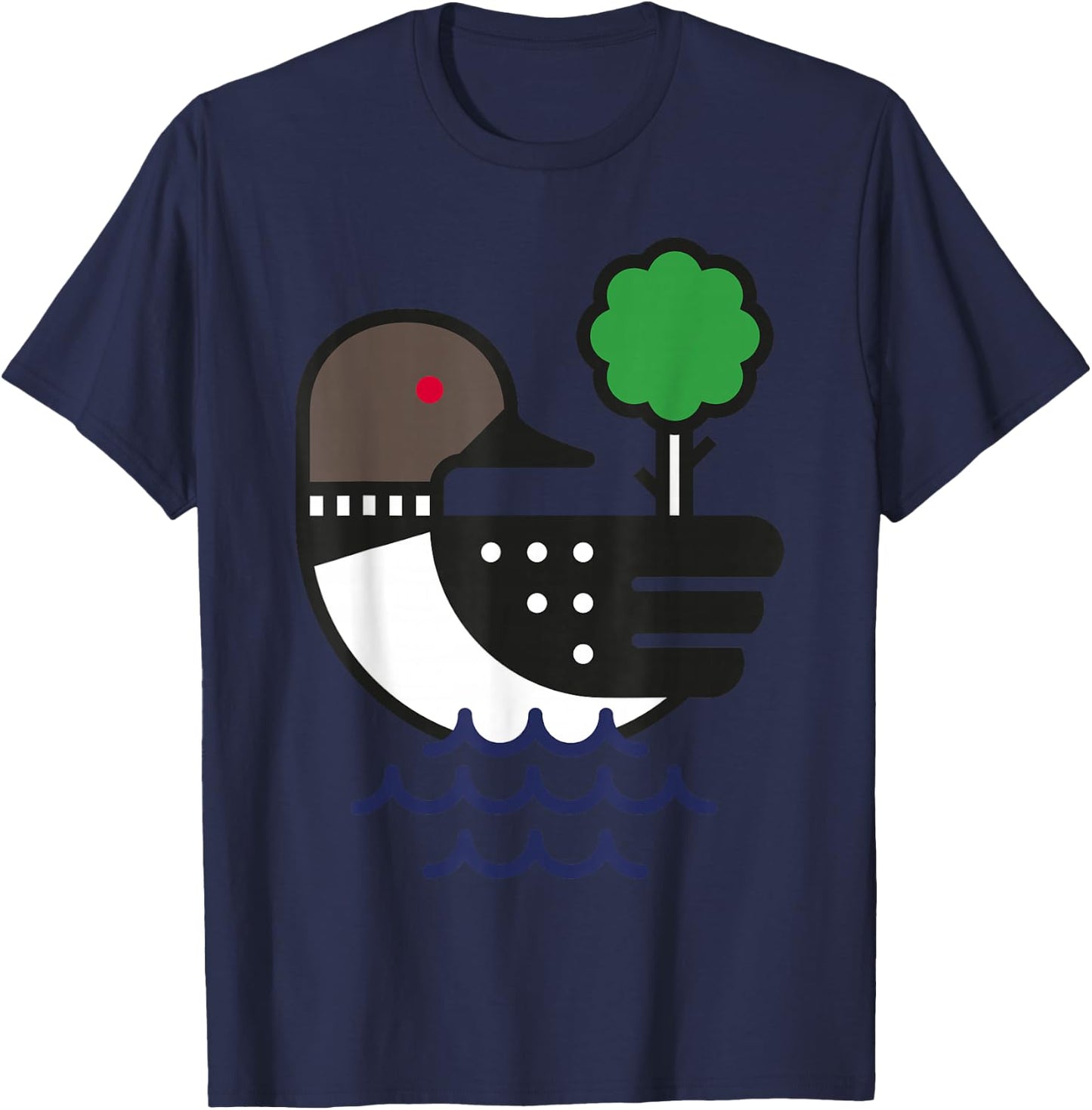 Minnesota Loon Vintage T-Shirt - T-Shirt | Navy