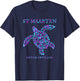 St. Maarten Sea Turtle Boys Girls Vacation Souvenir T-Shirt - T-Shirt | Navy