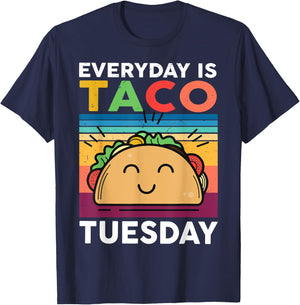 Cinco De Mayo Shirt Taco Tuesday Mexican Fiesta Funny Kids T-Shirt - T-Shirt | Navy