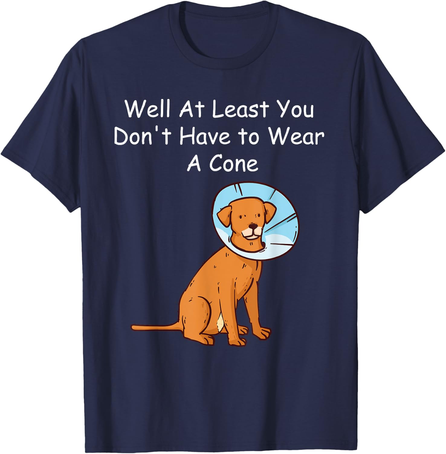 Funny Cancer Recover Get Well Soon Well At Least You Dont T-Shirt - T-Shirt | Navy