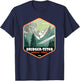 Bridger Teton National Forest Continental Divide Badge T-Shirt - T-Shirt | Navy