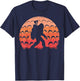Vintage Retro Bigfoot Golf Golfer Sasquatch T-Shirt - T-Shirt | Navy