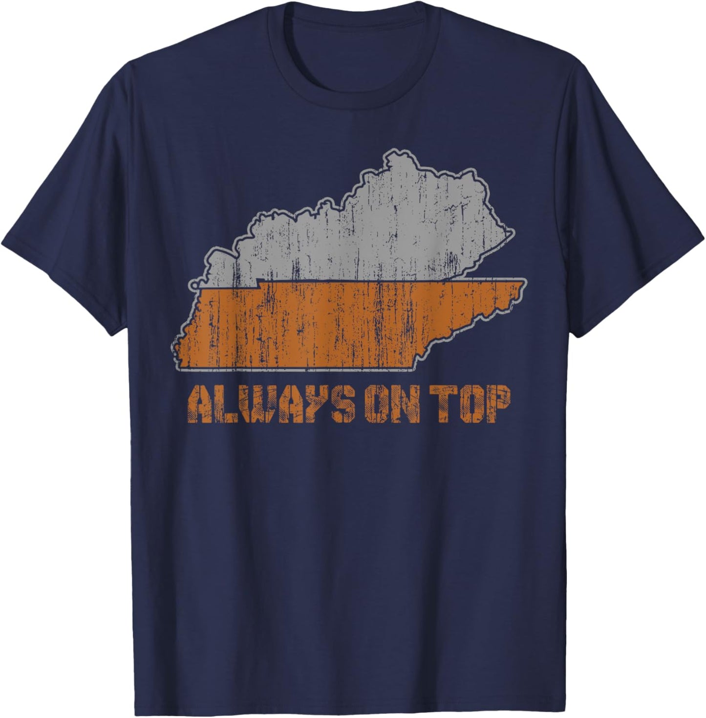 Always on top Kentucky Tennessee T-Shirt - T-Shirt | Navy