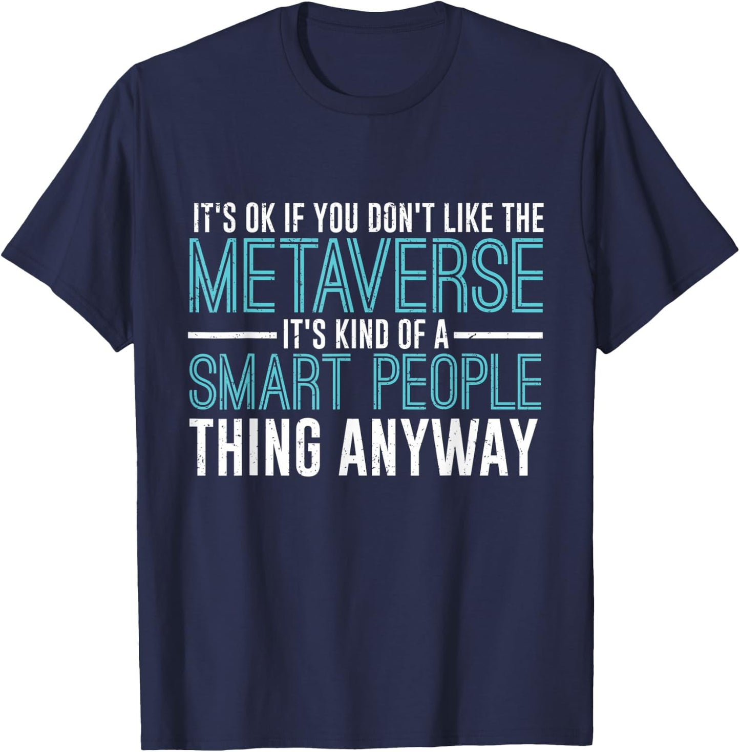 Virtual Reality Metaverse T-Shirt - T-Shirt | Navy