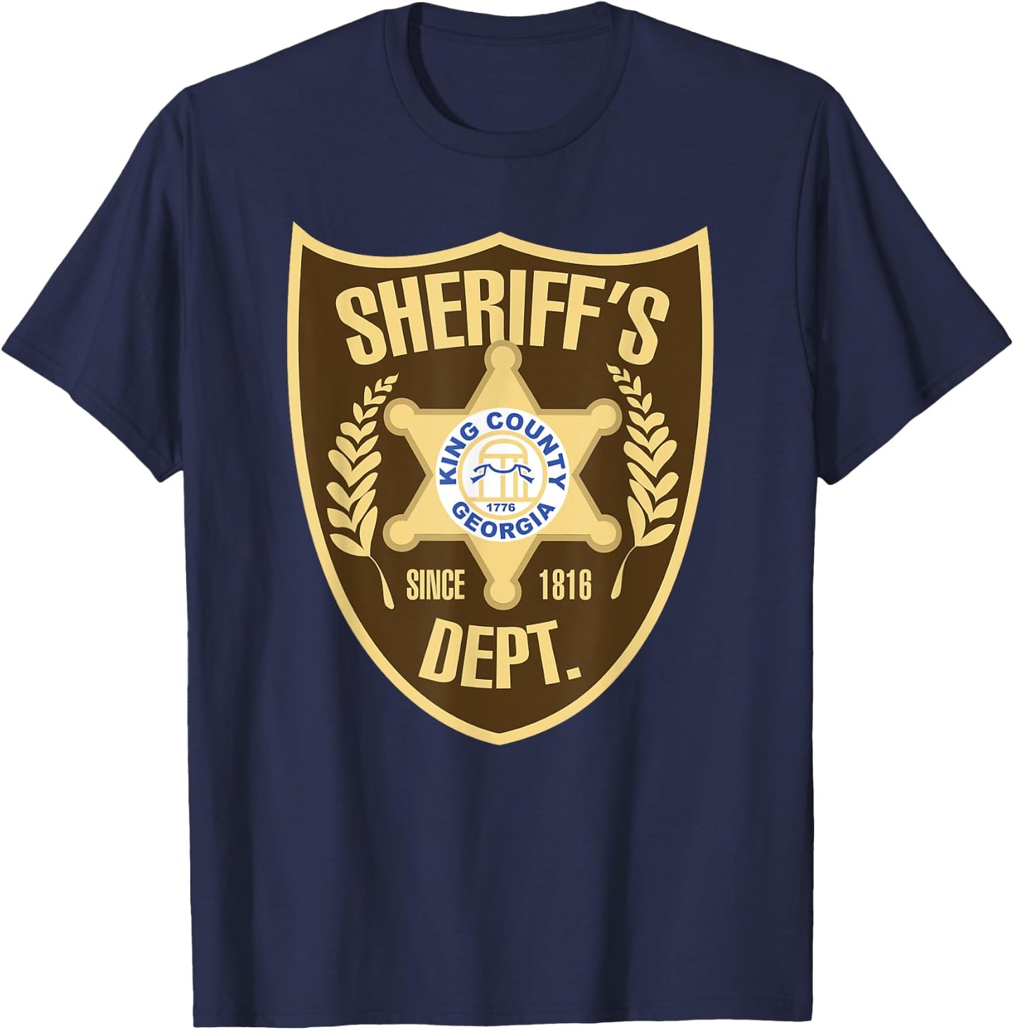 King County Sheriffs Department T-Shirt - T-Shirt | Navy