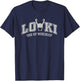 Vintage Loki God of Mischief T-Shirt - T-Shirt | Navy