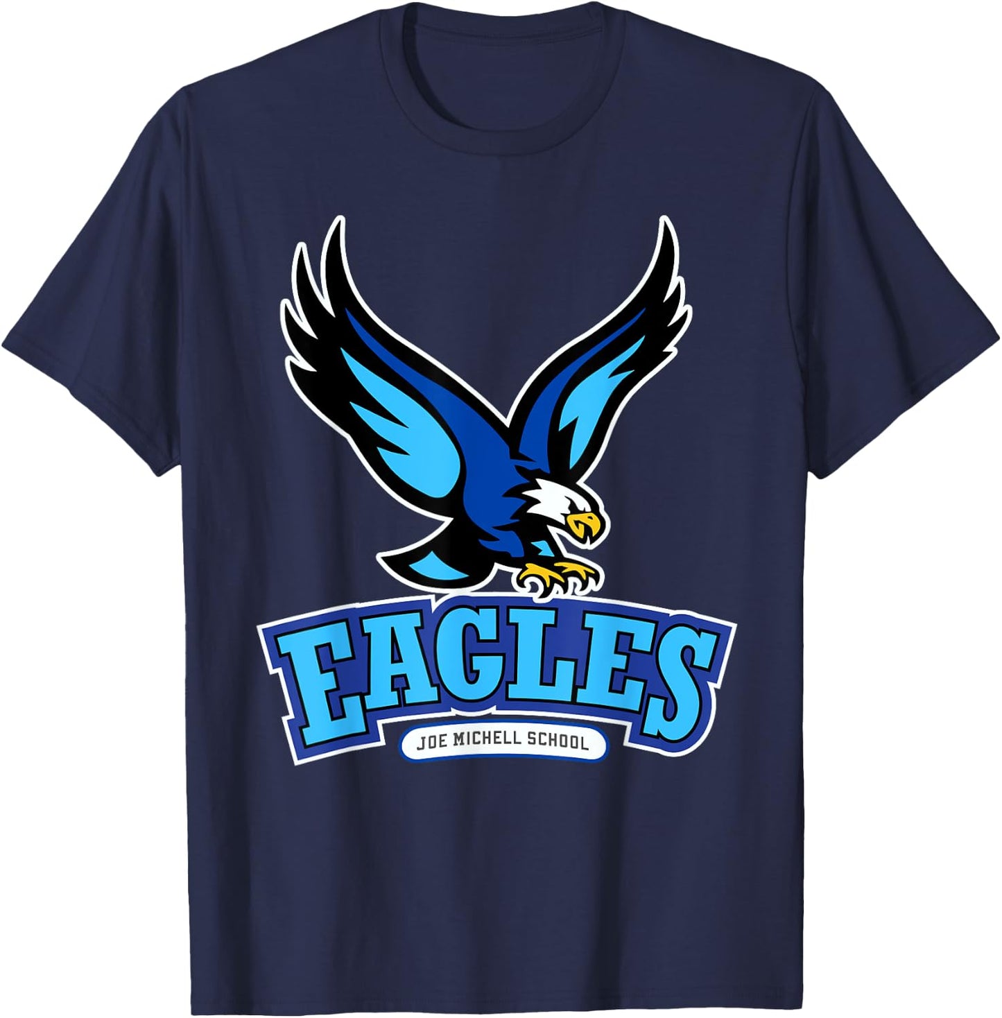 Joe Michell School Eagles Logo 2022 T-Shirt - T-Shirt | Navy