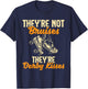 They're Derby Kisses - Roller Skating Roller Derby Skates T-Shirt - T-Shirt | Navy
