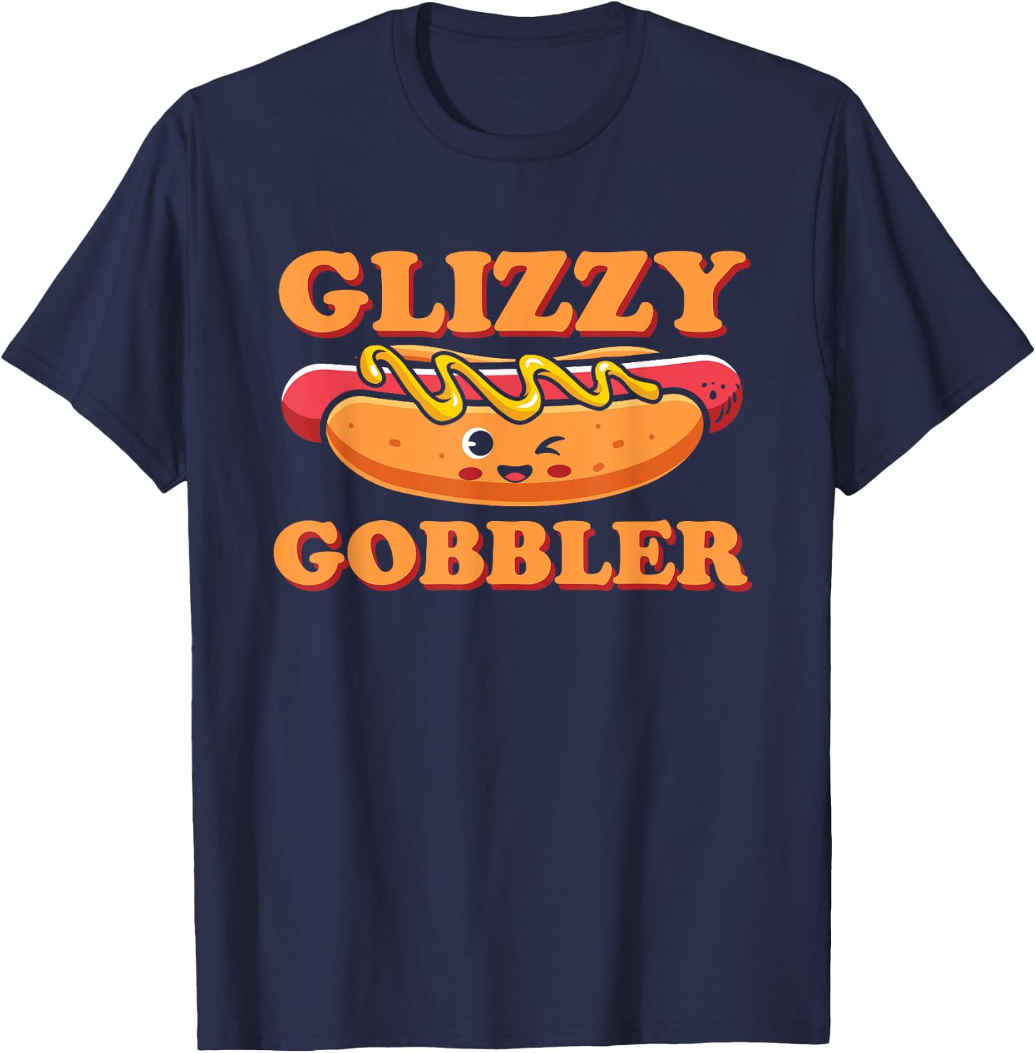 Funny #1 Gizzy Gobbler Meme Design Boys T-Shirt - T-Shirt | Navy