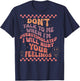 Don't Talk to Me When I'm Overstimulated Groovy T-Shirt - T-Shirt | Navy