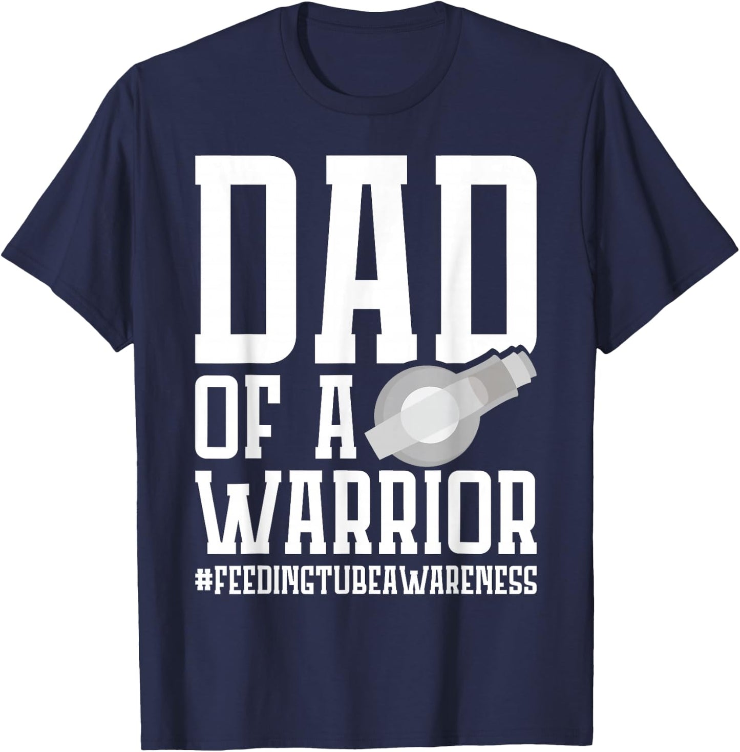 G Tube Accessories Gtube Onesie Girls Feeding Tube Awareness T-Shirt - T-Shirt | Navy