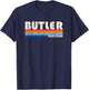Vintage Retro 70s 80s Style Hometown of Butler, PA T-Shirt - T-Shirt | Navy