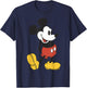 Disney Mickey Mouse Vintage Leg Kick T-Shirt - T-Shirt | Navy