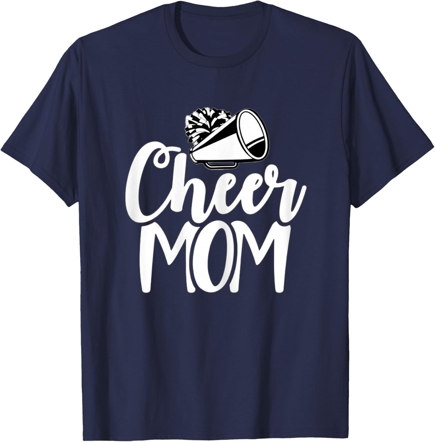 Cheer Mom Apparel | Cheer Mom Gift | Proud Cheer Mom T-Shirt - T-Shirt | Navy