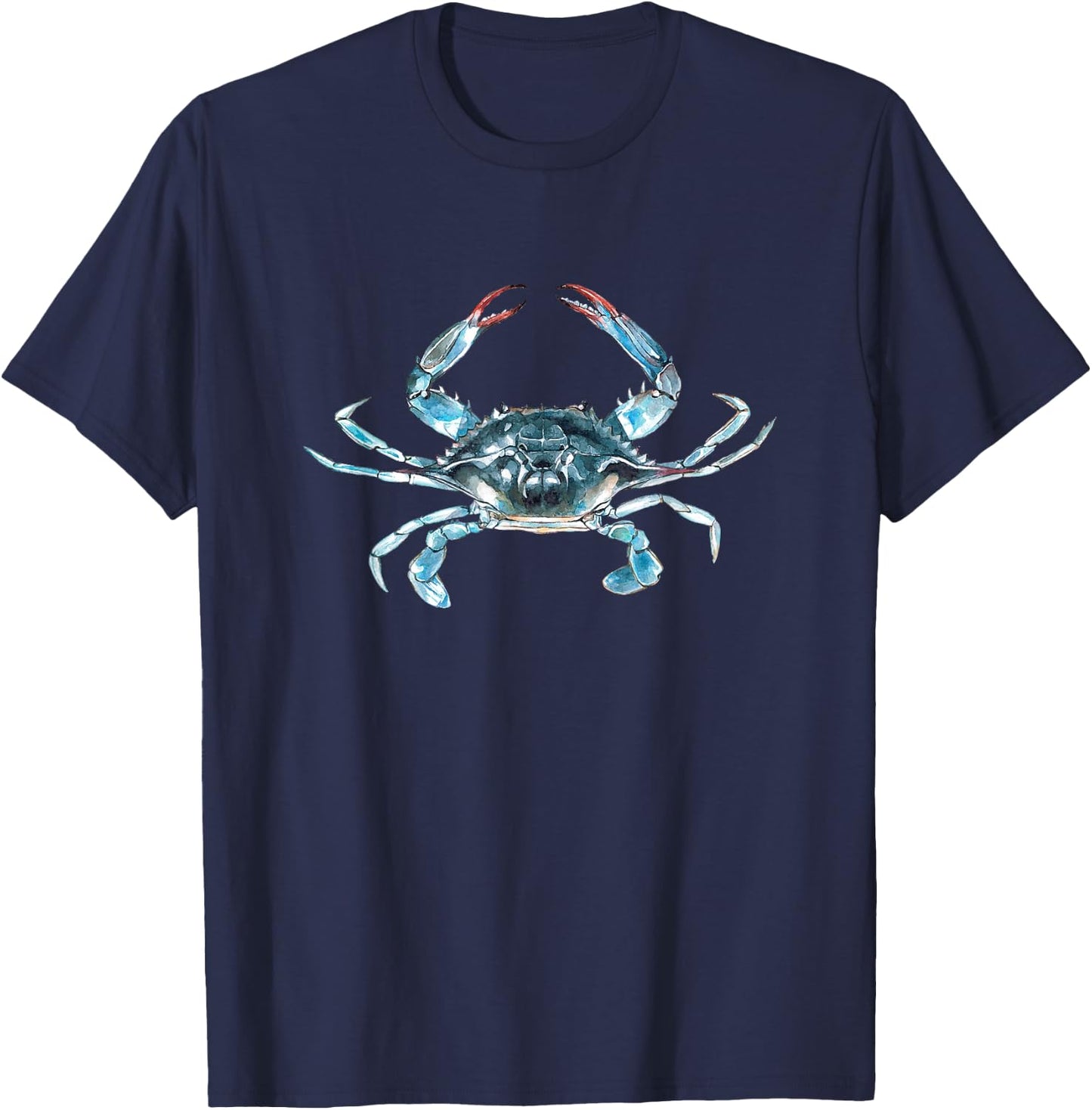 Blue Crab Portrait T-Shirt - T-Shirt | Navy