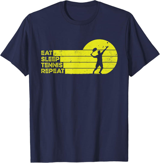 Funny Tennis Player Saying – Tennis Motif & Tennis T-Shirt - T-Shirt | Navy