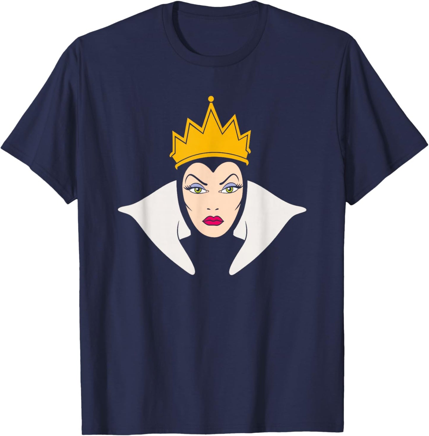 Disney Villains The Evil Queen Big Villain Energy Portrait T-Shirt - T-Shirt | Navy