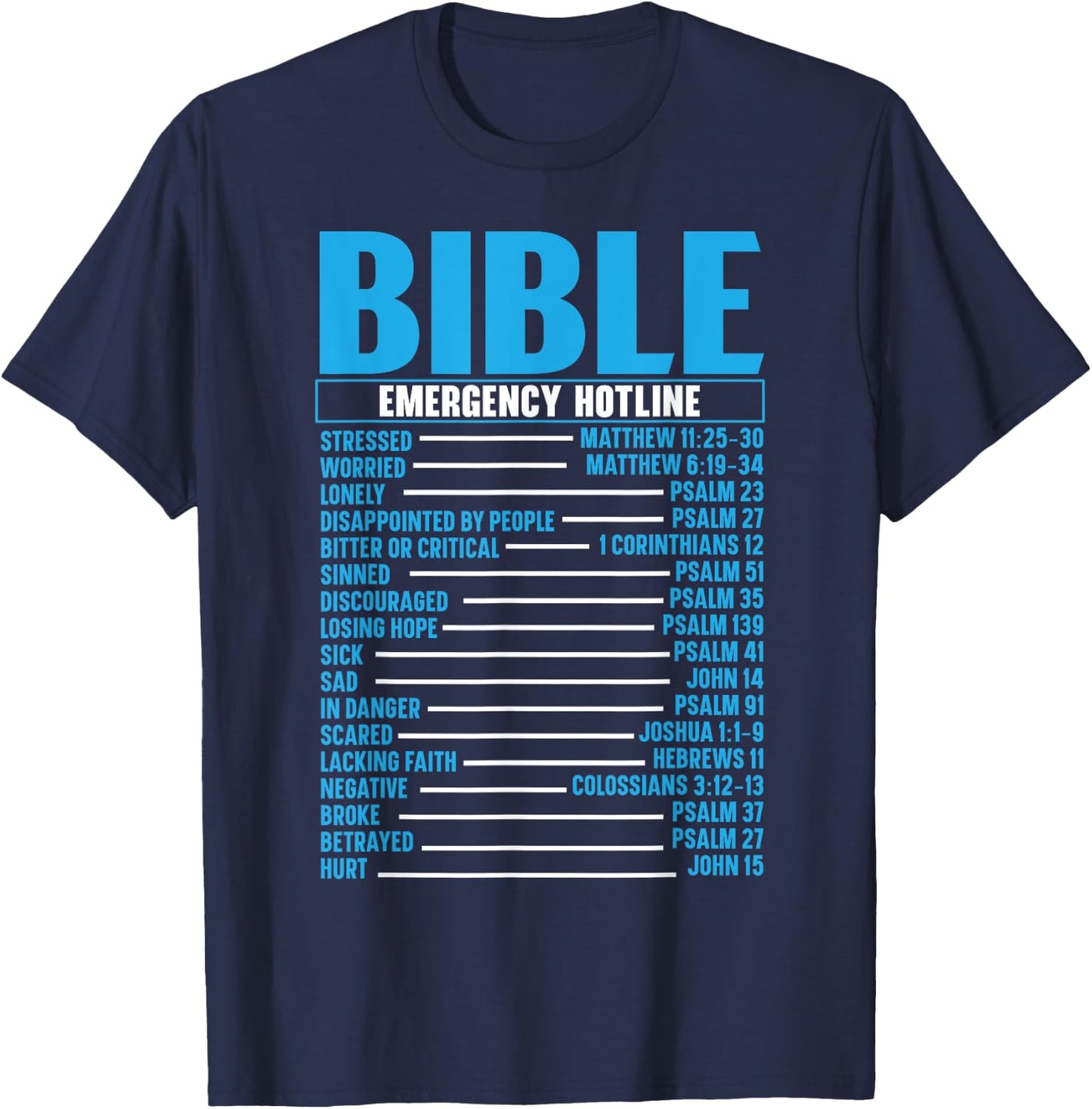 Bible Reader Religious Pastor Scripture Christian Believer T-Shirt - T-Shirt | Navy