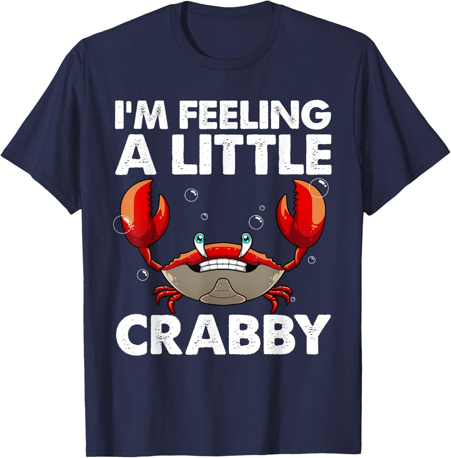 Cool Crab Women Crabbing Crab Lover Whisperer Crabby T-Shirt - T-Shirt | Navy